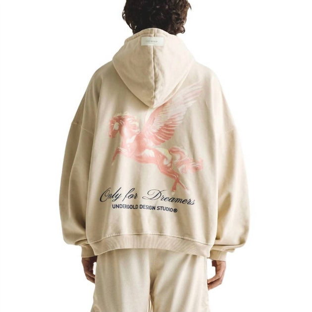 Undergold Dreamers Pegasus Hoodie Beige Medium 3
