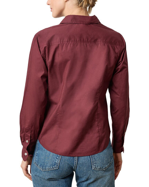 Lilla P Slim Fit Button Down Hemd Rot Large 3