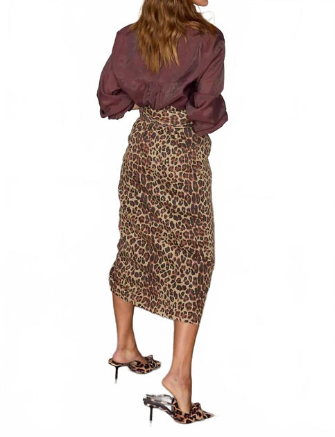 Never Fully Dressed Lucia Denim Skirt Multi Small 3