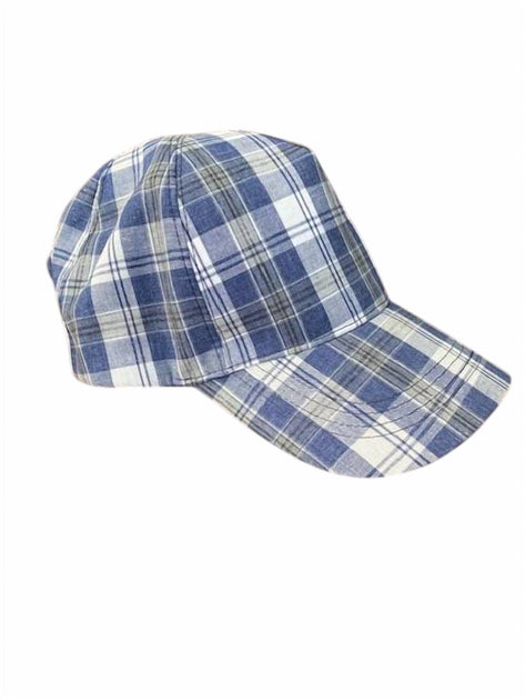Wigens Linen/Cotton Baseball Cap Blue Small 4