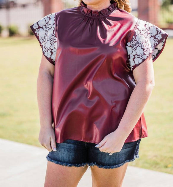 Layerz Clothing Northgate Top Red Large 2