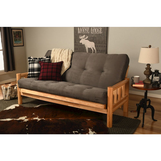 Kodiak Lodge Futon Frame Natural Finish Gray 2