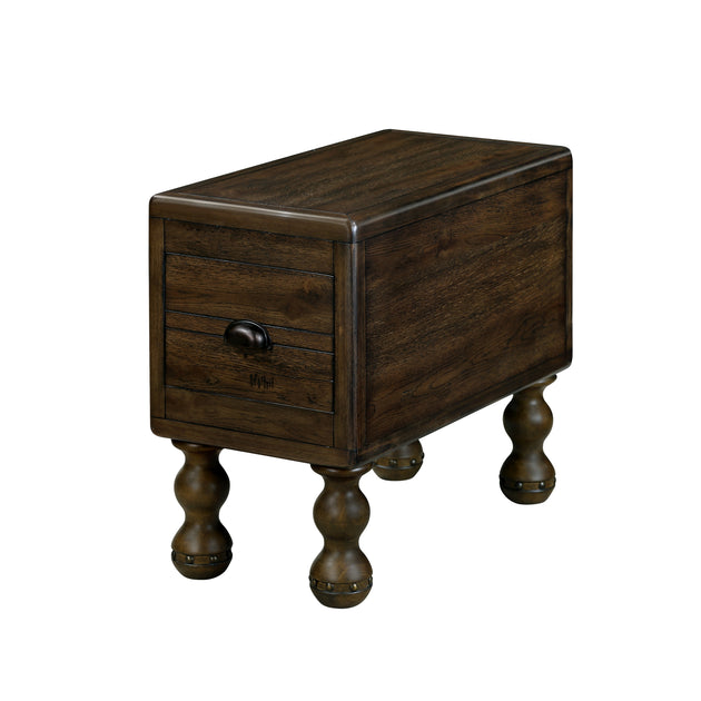 GOODSILO Solid Wood End Table 2