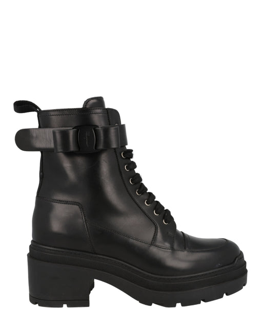 Salvatore Ferragamo Lober Bootie Black US 10 2