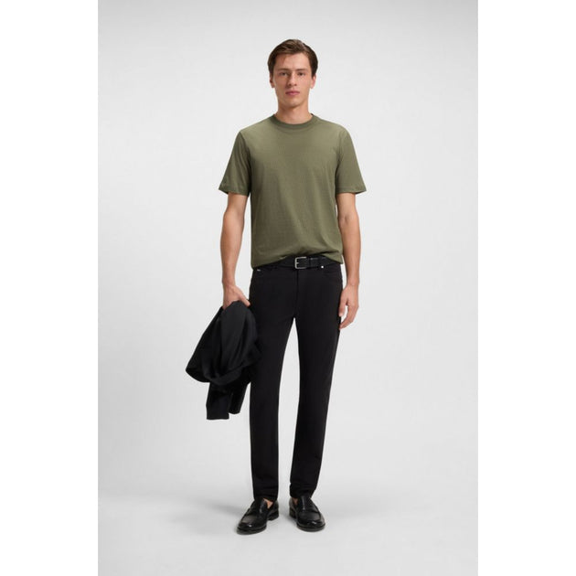 Boss Mercerized Cotton T-Shirt Green XXL 3