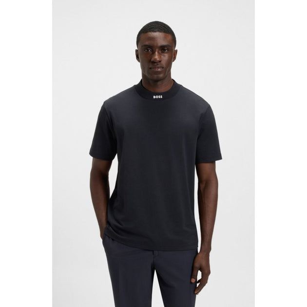T-shirt Logo-collar Boss Noir XXL 4
