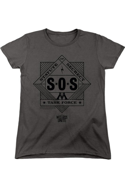 Gildan Harry Potter Wizards Unite Sos Task Force T-Shirt Grey Large 2
