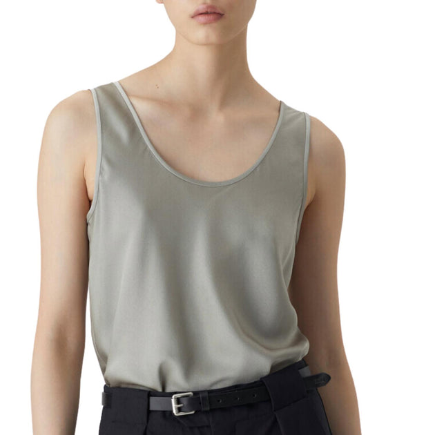 CLOSED Shiny Tank Women's Grey Veneer XSmall 2
