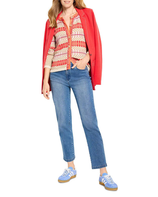 NZT by NIC+ZOE Energizer Strickjacke Pink Medium 3