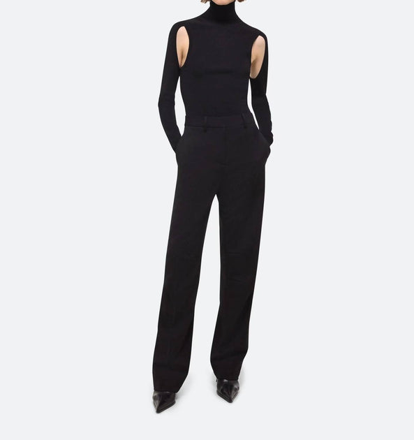 Helmut Lang Curved Car Trousers Black US 6 2