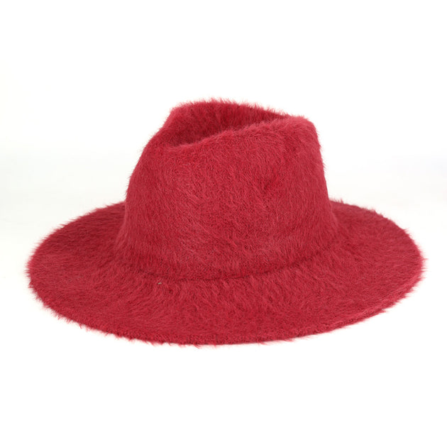 FASHNZFAB Fedora Hat Black One Size 5