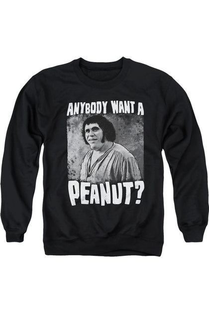 Gildan Princess Bride A Giant Snack Crewneck Sweatshirt Black Medium 2