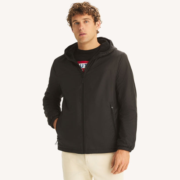 Nautica Fleece Jacket Brown Medium 2