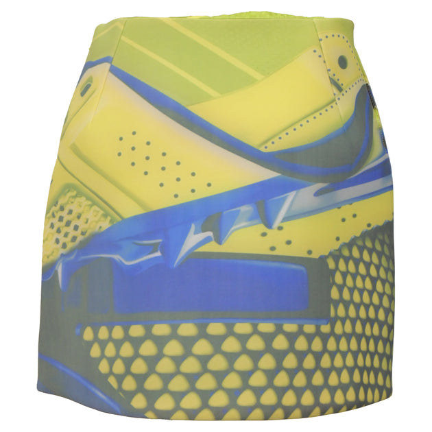 Mary Katrantzou Printed Mini Pencil Skirt Multicolor UK 6 4