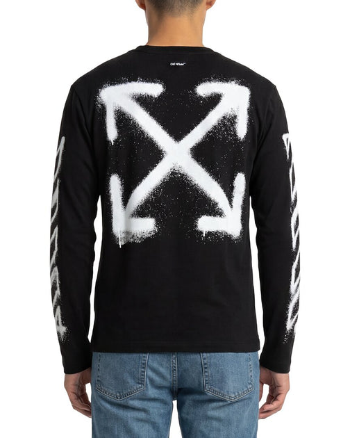 Off-White Virgil Spray Arrow T-Shirt Black Large 3