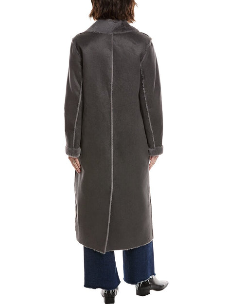 L'AGENCE Citron Maxi Coat Grau US 14 3