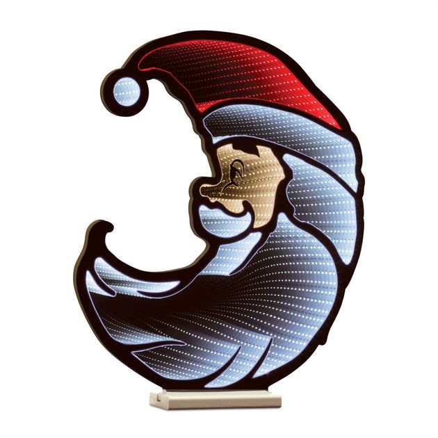 Hivvago Santa Half Moon Ekkolight White/Red 23in 2