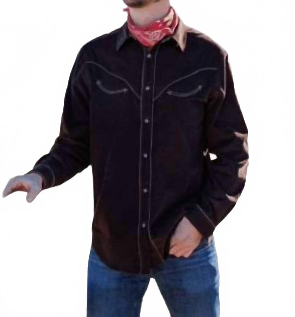 TASHA POLIZZI Durango Corduroy Button Down marron Large 2