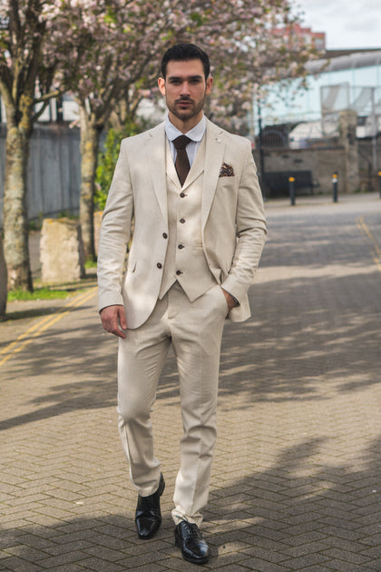 TruClothing TP-21 3 Piece Suit Beige US 50 Regular 3