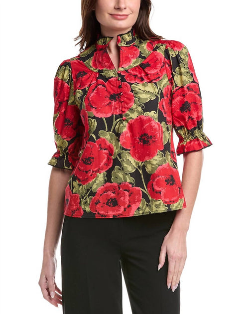 Flora Bea Edith Blouse Pink XSmall 2