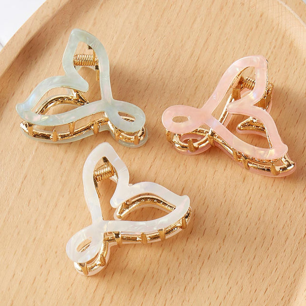 FASHNZFAB 3PCS Offene Schleife Haarspangen Multi 2