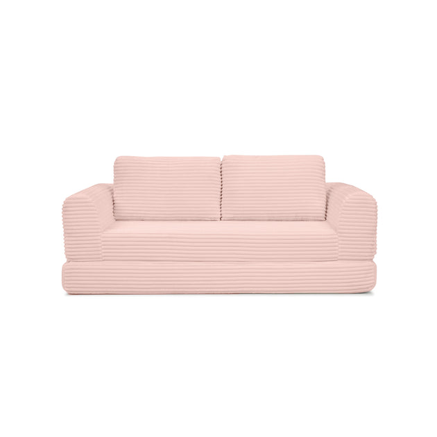 Streamdale 2-in-1 Folding Convertible Sofa Bed Pink 6