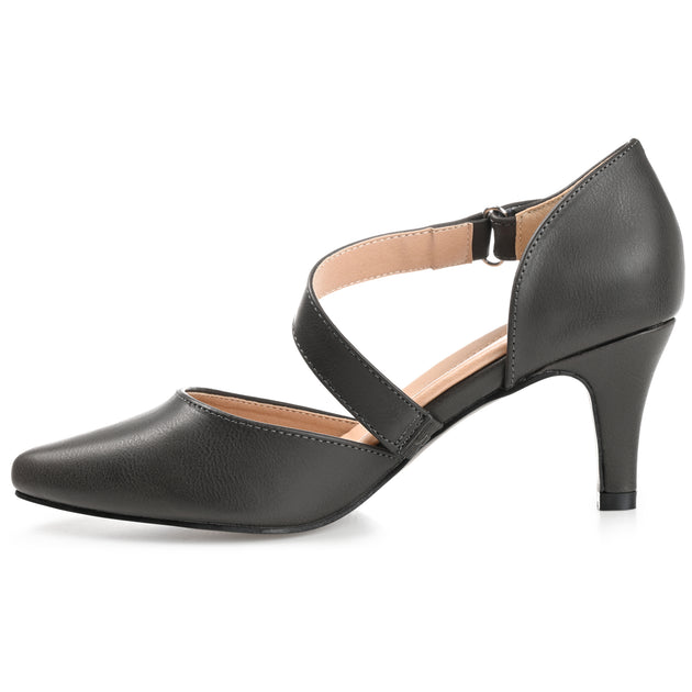 Journee Collection Tillis Pump Brown US 8.5 3