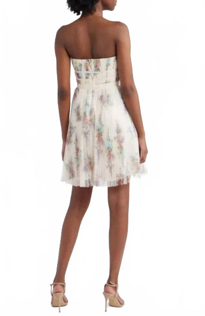 Lulus Calais Robe Mini Plissée Multi Large 3