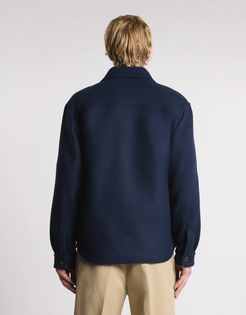 Fay Archive Over Shirt Blue Medium 4