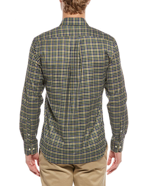 Scott Barber Prep Twill Check Shirt Grey Medium 3