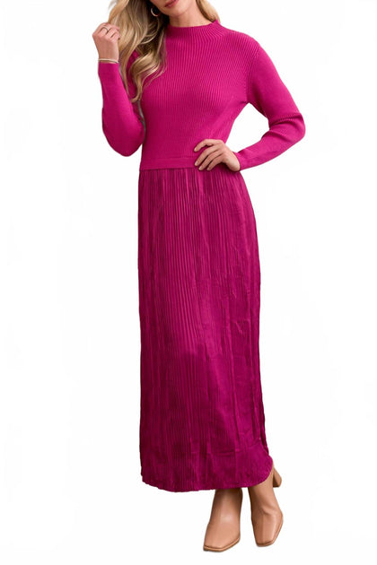 Tribal Twofer Maxi Dress Pink Large 4