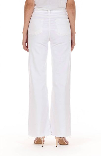 Fidelity Katie Straight Leg Jeans White 32 3