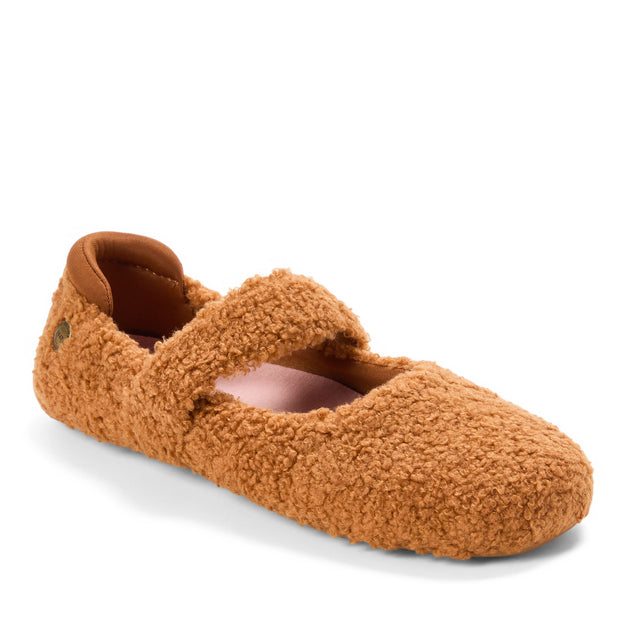 Dearfoams Haddy Flat Brown US 10 3