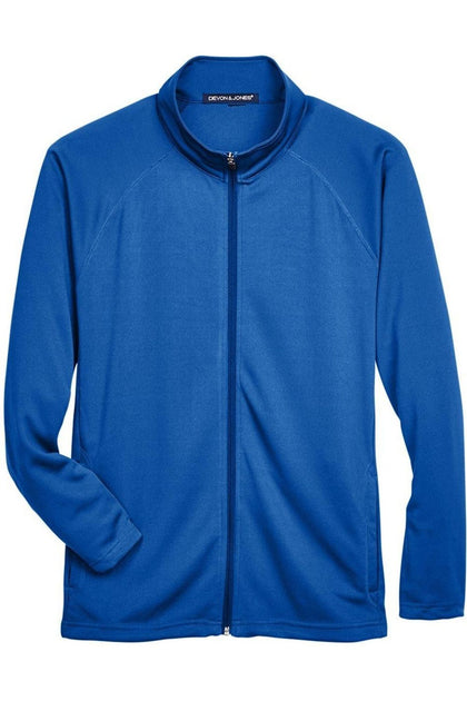 Devon & Jones Stretch Tech-Shell Compass Full-Zip Jacket Blue Medium 2