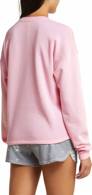 PJ Salvage Vitamin Ski Lounge Sweatshirt Pink Large 3