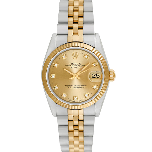 Rolex Midsize Gold Female 3