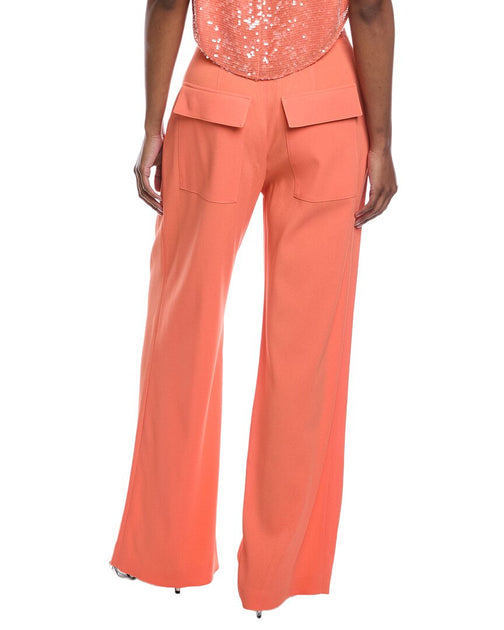 LAPOINTE Pebble Crepe Relaxed Pant Pink US 6 3