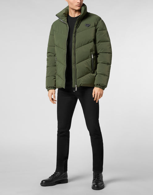 Philipp Plein Padded Nylon Jacket Black XL 3
