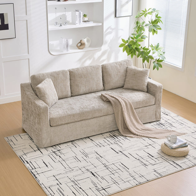 Streamdale Modern Casual Chenille Sofa Gray 2