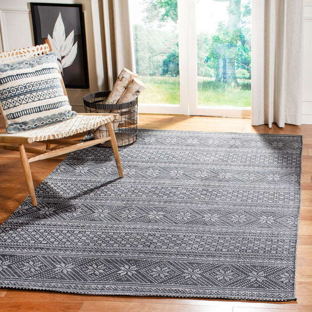 Safavieh Cedar Brook Area Rug Black/Ivory 2