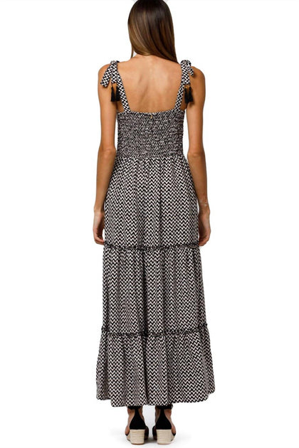 Beachgold Alba Maxikleid Grau Medium 3