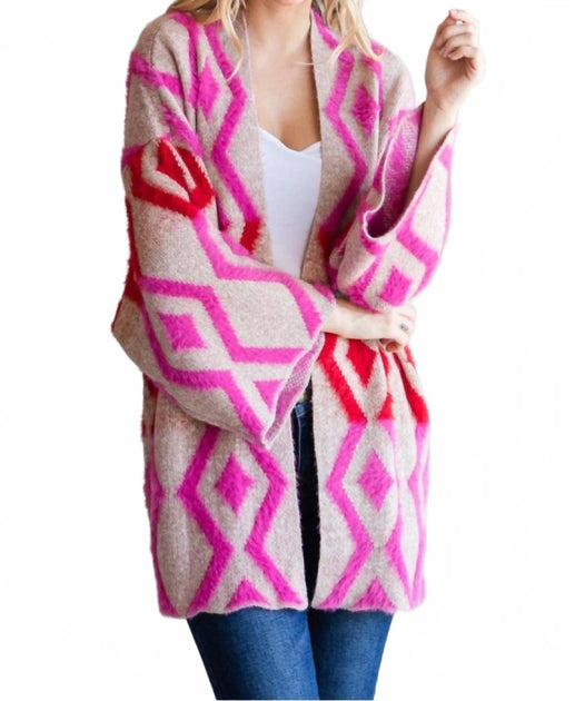 Jodifl On Irish Time Strickjacke Pink Medium 2