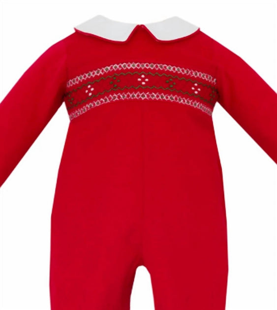 Anavini Ralph Romper Red 6-9 Months 3