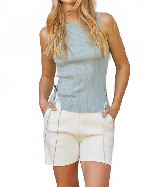 CRESCENT Estefania Tank Blue Large 2