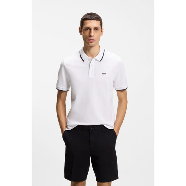 Boss Polo Shirt White XXXLarge 4