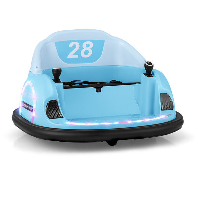 Hivvago 12V 360° Ride On Bumper Car Light Blue 3