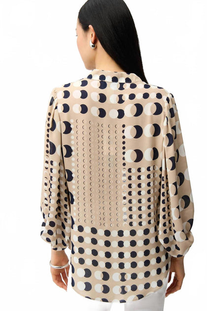 Joseph Ribkoff Tunic Top Beige US 8 3