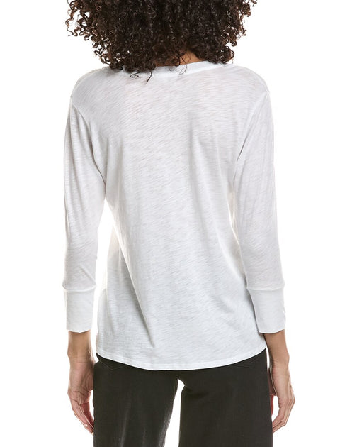 Johnny Was Button Top White XS 3