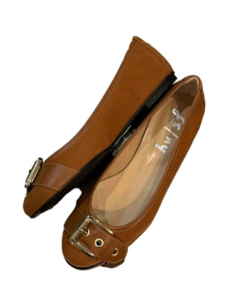 FS/NY Dito Flat Shoes Brown US 5-6 4