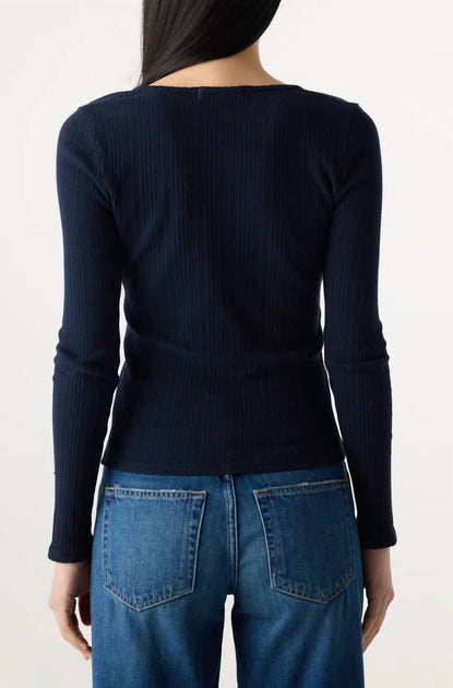 AMO Heartfelt Top Blue Large 3